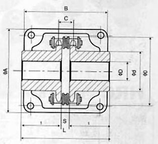 KC系列鏈輪聯軸器